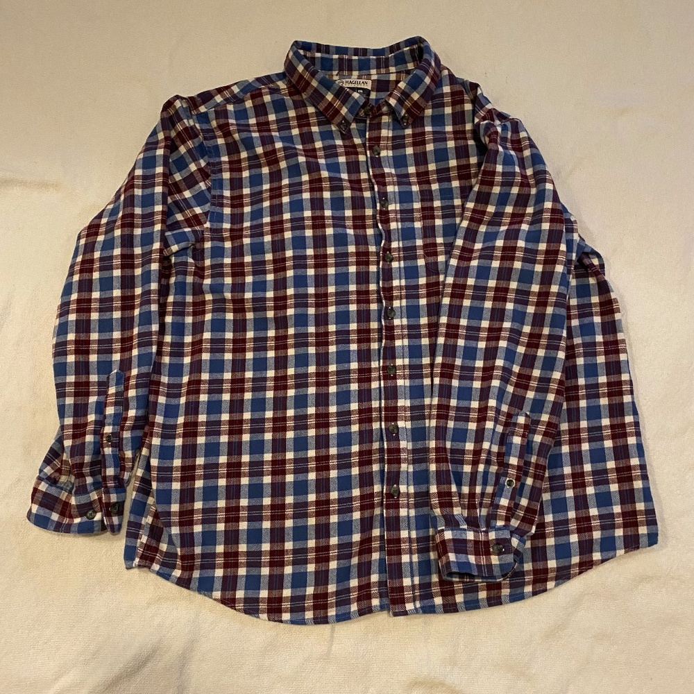 Magellan Outdoors Long Sleeve Flannel Shirt